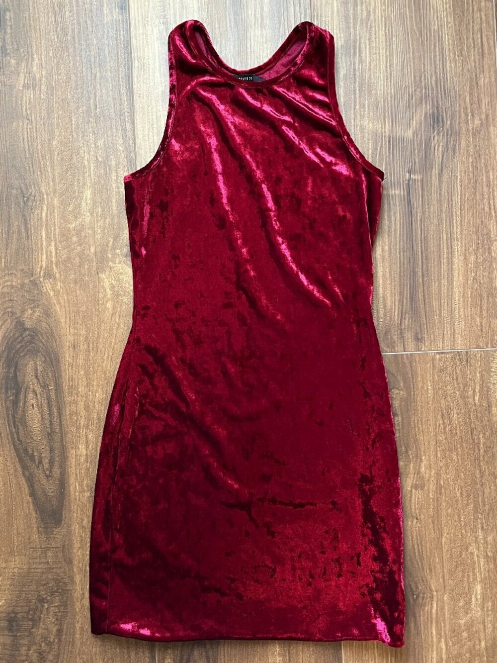 Red crush Velvet velour Dress witchy romantic burnout feminine grunge holiday
